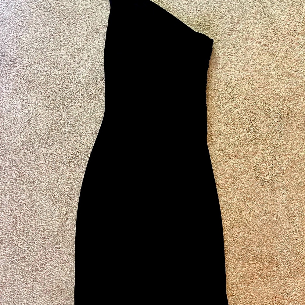 Timeless Ralph Lauren, one shoulder cocktail dress